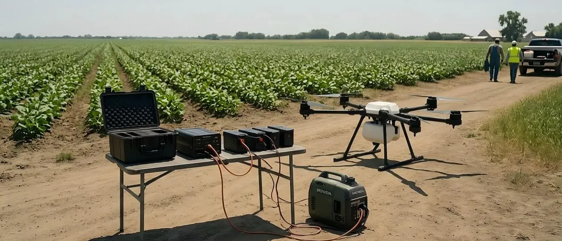 Drone battery program planning